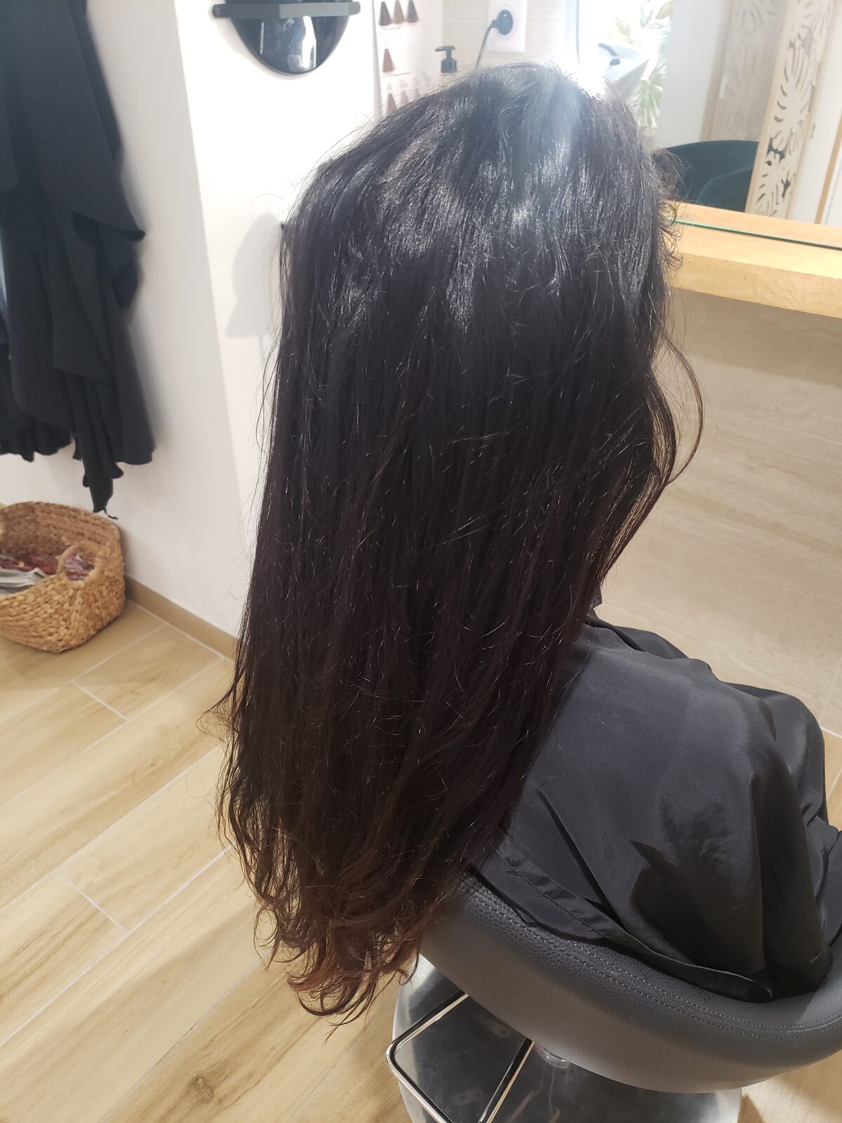 Coupe & coiffage n°2 — réalisation de Coralie, salon Entre Vous et Moi à Plancoët